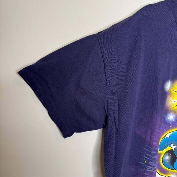 Walt Disney World Sleepwear Night Gown Womens Plus 2X Blue Fantasia Wizard Sorce - Picture 6 of 7